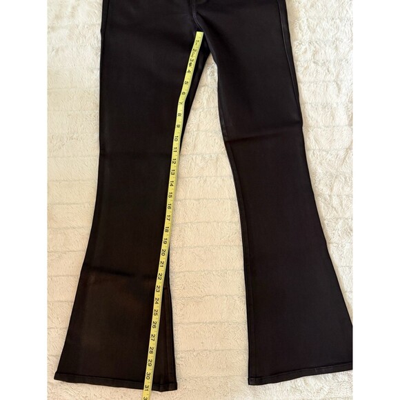 7 For All Mankind Women's Size 27 Black Ultra High Rise Skinny Boot Jeans NWT - Picture 9 of 12